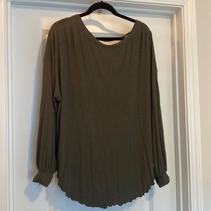 Free People Open Back Long Sleeve